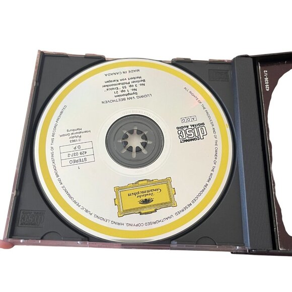 Beethoven Complete 9 Symphonies 5xCD Box Set Karajan Berlin 1963 Classical Music - Picture 5 of 16